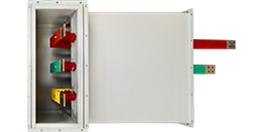 High voltage common box busbar